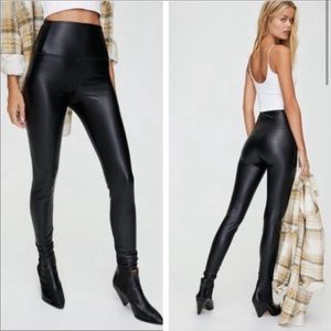 Aritzia Wilfred Free Leather Leggings!!